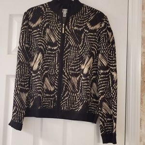 Almost brand new knit bomber jacket